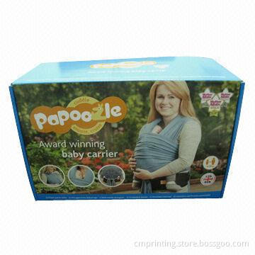 Corrugated Box with Printing, Available in Full Color, 250gsm Grey Board, with K9K